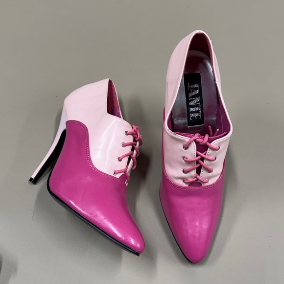 Sexy Stylish Pink Jante Lace-Up Heels - Picture 9 of 10